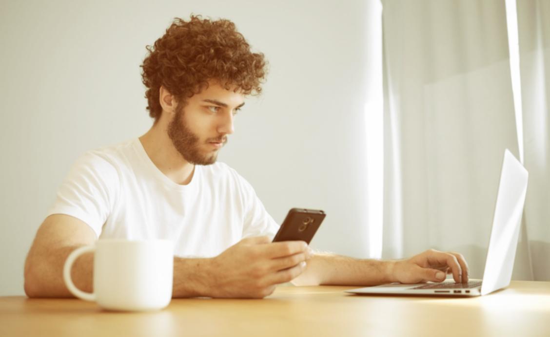 Developer reviewing quiz results and progress on screen